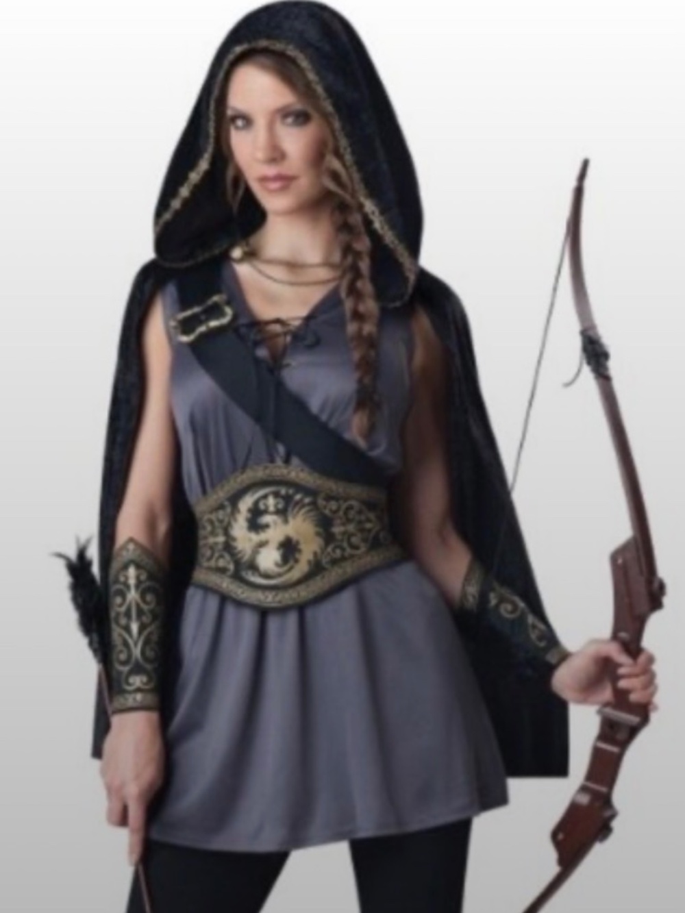 🏹 Halloween Costume huntress Adult Size Medium (Ages 14 and Up)